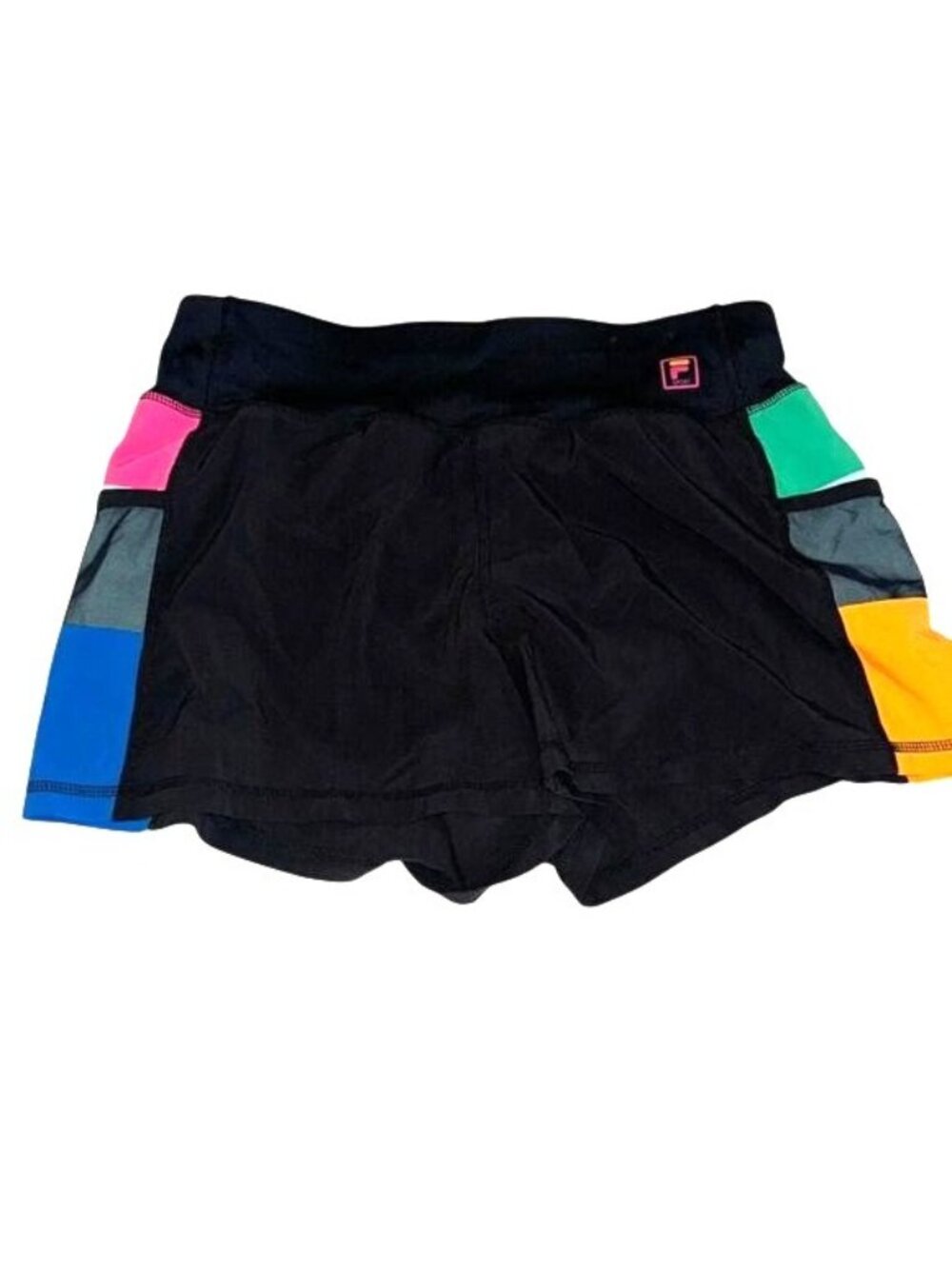 Fila Sport Womens Colorblock Athletic Shorts M